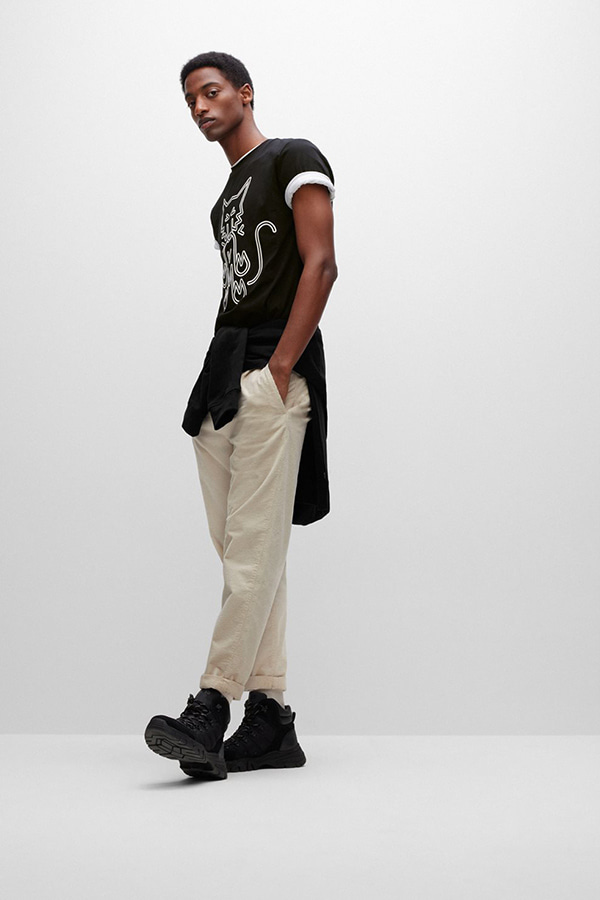 T-SHIRT BOSS - 001 BLACK